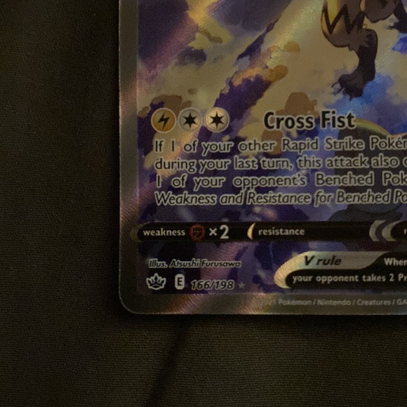 Pokemon card - Zeraora V 166/198 Chilling Reign Alt Art Ultra Rare - Picture 3 of 10